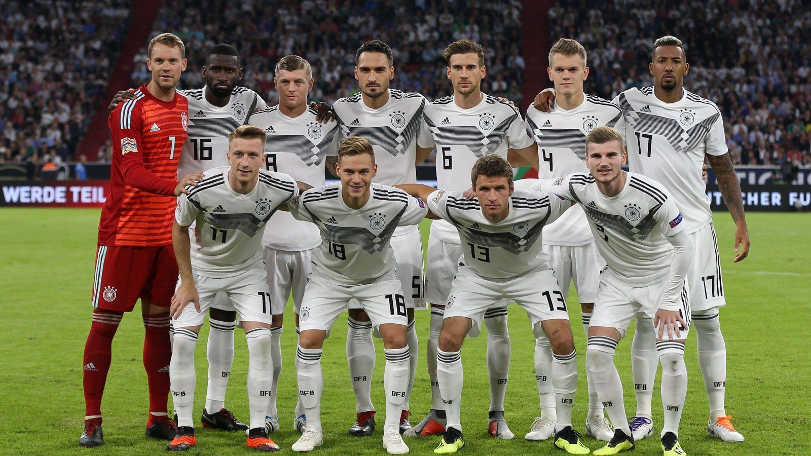 
                <strong>Nations League: Die DFB-Elf gegen Frankreich in der Einzelkritik</strong><br>
                Im ersten Länderspiel nach dem WM-Debakel in Russland traf die DFB-Auswahl im Rahmen der Nations League auf Frankreich. ran.de benotet die deutschen Spieler nach dem 0:0 gegen den Weltmeister.
              