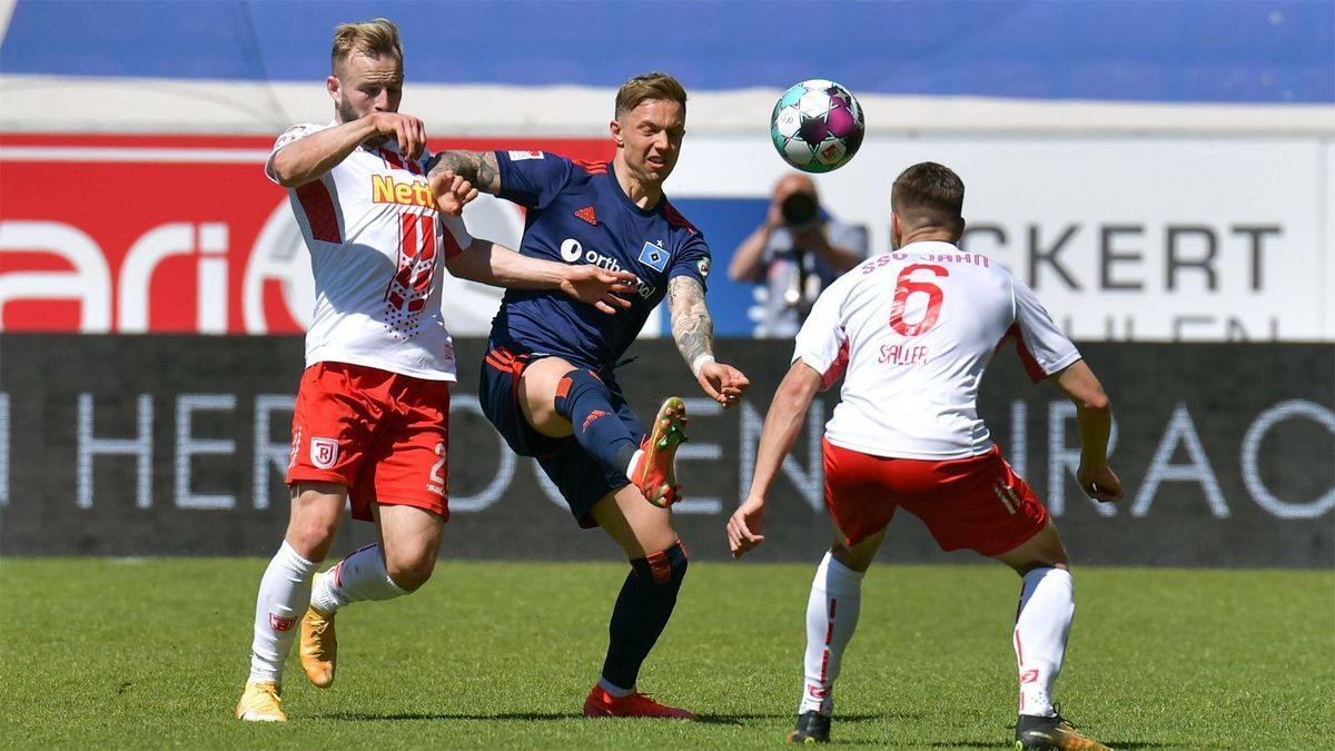 Der HSV holt im Aufstiegskampf nur einen Punkt