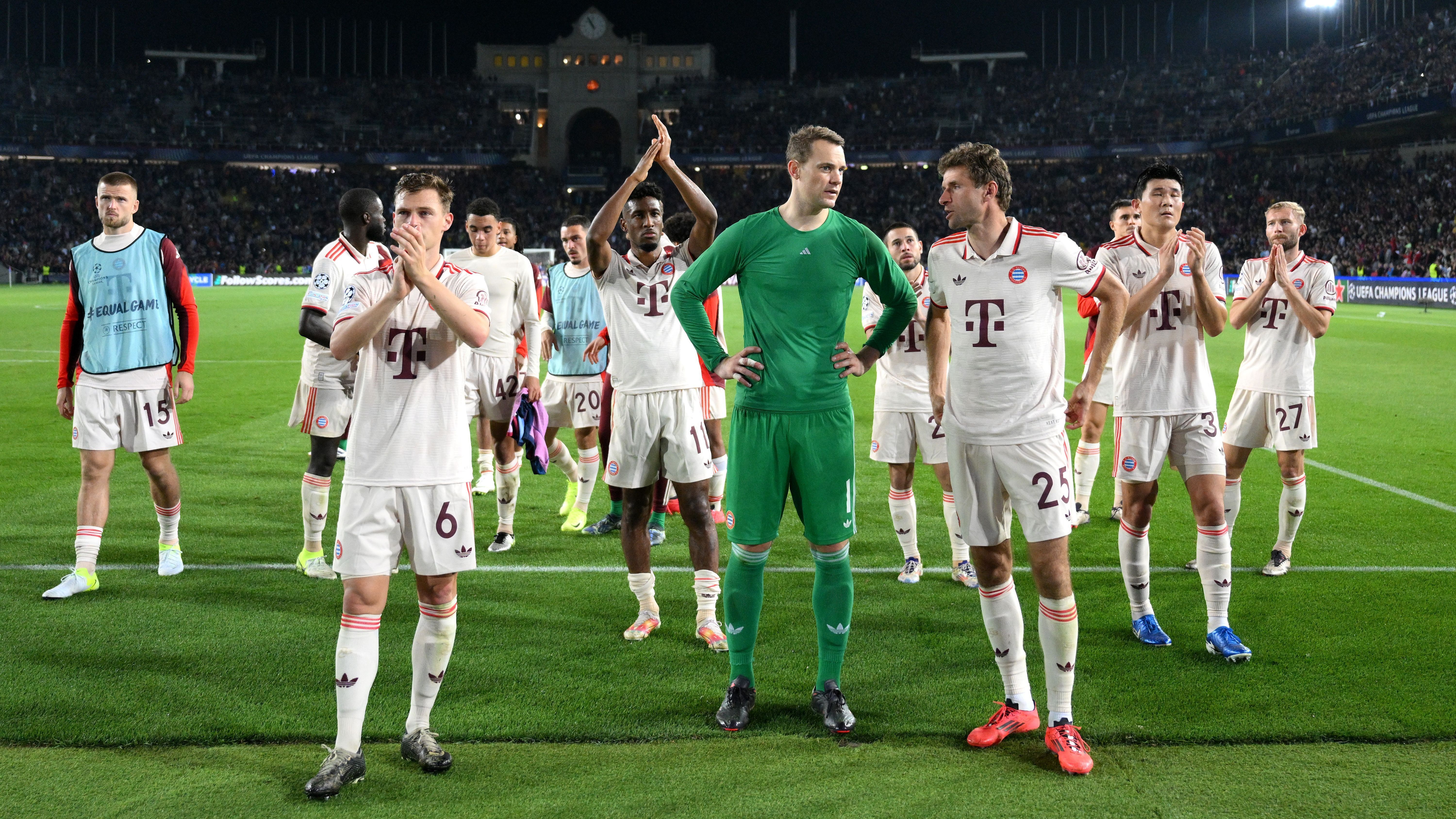 <strong>Die peinlichsten und höchsten Niederlagen des FC Bayern</strong><br>Das 1:4 gegen den FC Barcelona am 3. Spieltag der Champions League war für den FC Bayern ein Debakel. Die Niederlage gegen die Katalanen reiht sich in eine illustre Liste von Pleiten ein, die der deutsche Rekordmeister schon über sich ergehen lassen musste. <em><strong>ran</strong></em> zeigt die deutlichsten und peinlichsten seit einer gewissen Pokal-Blamage im Sommer 1994. (Stand: 24. Oktober 2024).