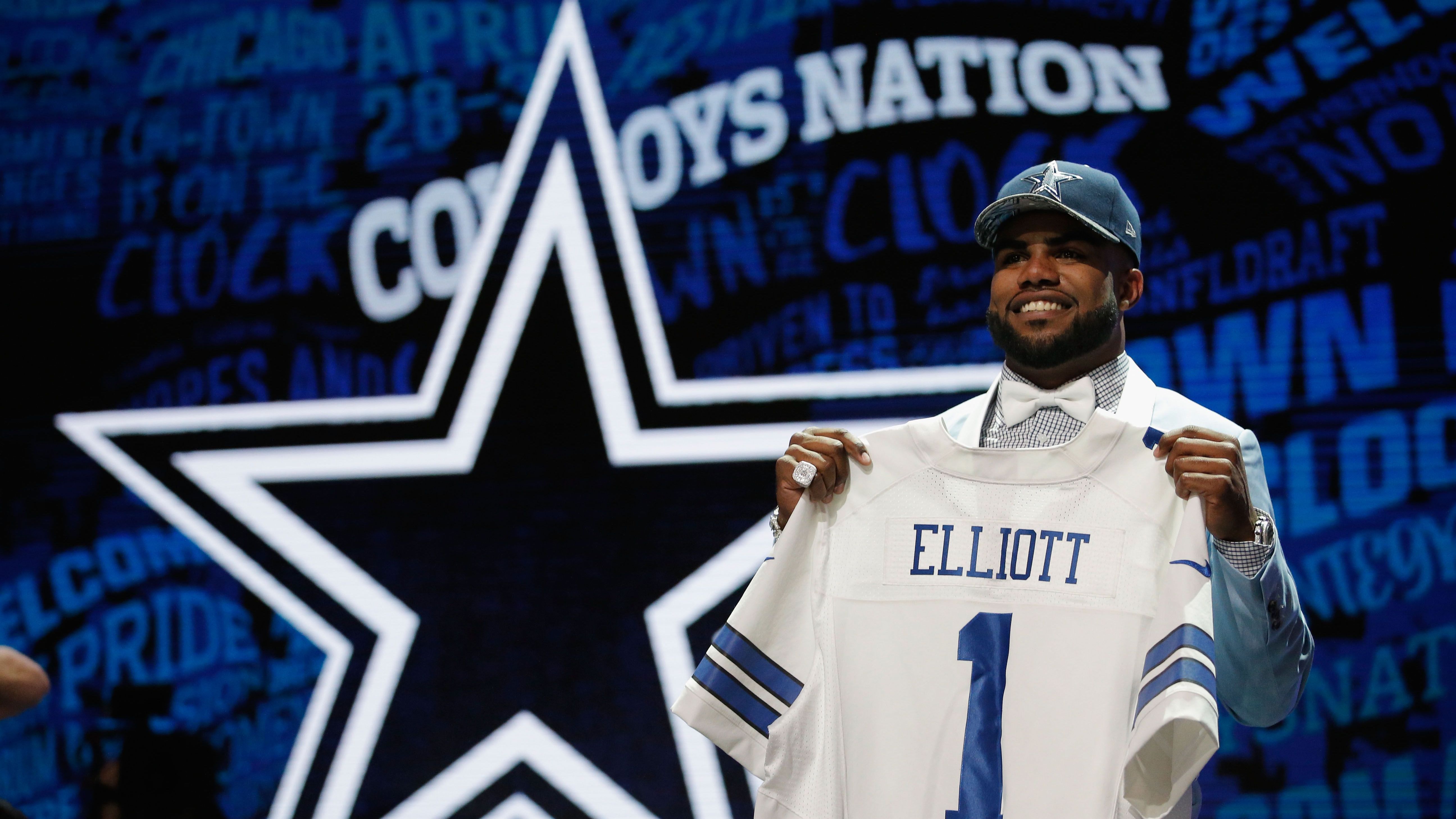 <strong>Geteilter 26. Platz: Dallas Cowboys </strong><br>Anzahl Erstrundenpicks seit 2000: 22 <br>Höchster Pick: 4. (2016) <br>Am höchsten ausgewählter Spieler: Ezekiel Elliott (Running Back)