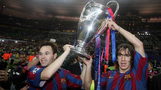 
                <strong>Der erste Titel in der Champions League</strong><br>
                Unter Rijkaard stieg Barcelona zum besten Klub der Welt auf. Der Niederländer führte die Katalanen 2006 unter anderem zum Titel in der Champions League - es war gleichzeitig der erste internationale Klubtitel für Iniesta.
              