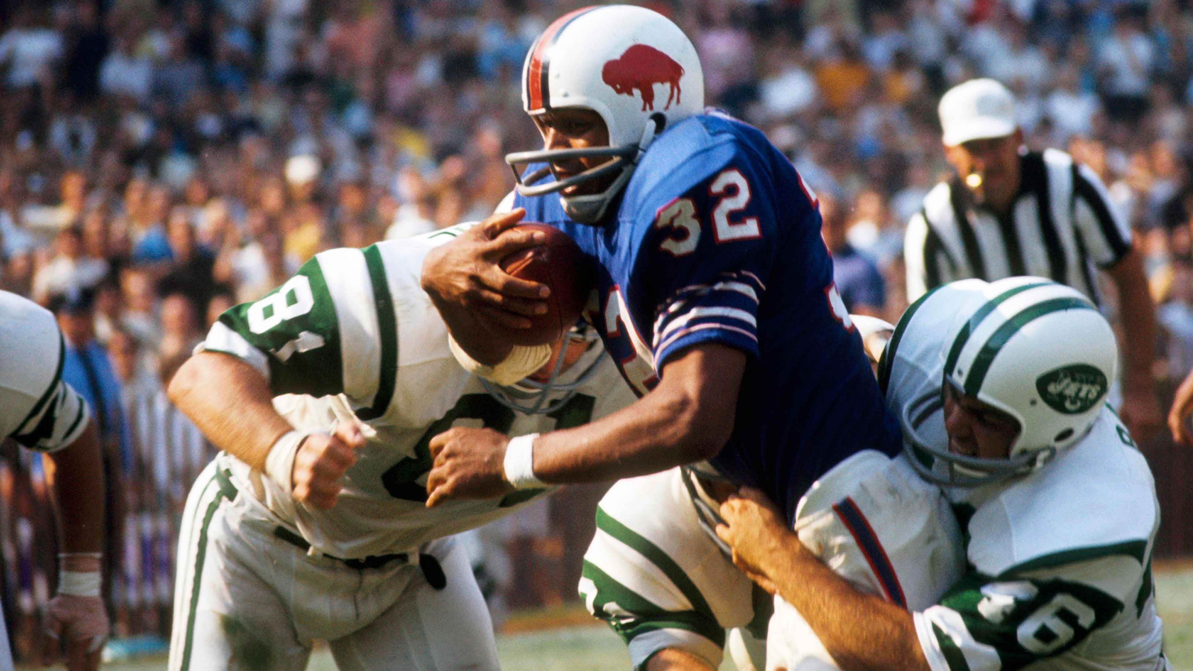 
                <strong>New York Jets</strong><br>
                &#x2022; Franchise-Rekord (all-time): Bill Baird (rechts), 1963-69: 34<br>&#x2022; Franchise-Rekord (eine Saison): Dainard Paulson, 1964: 12<br>
              
