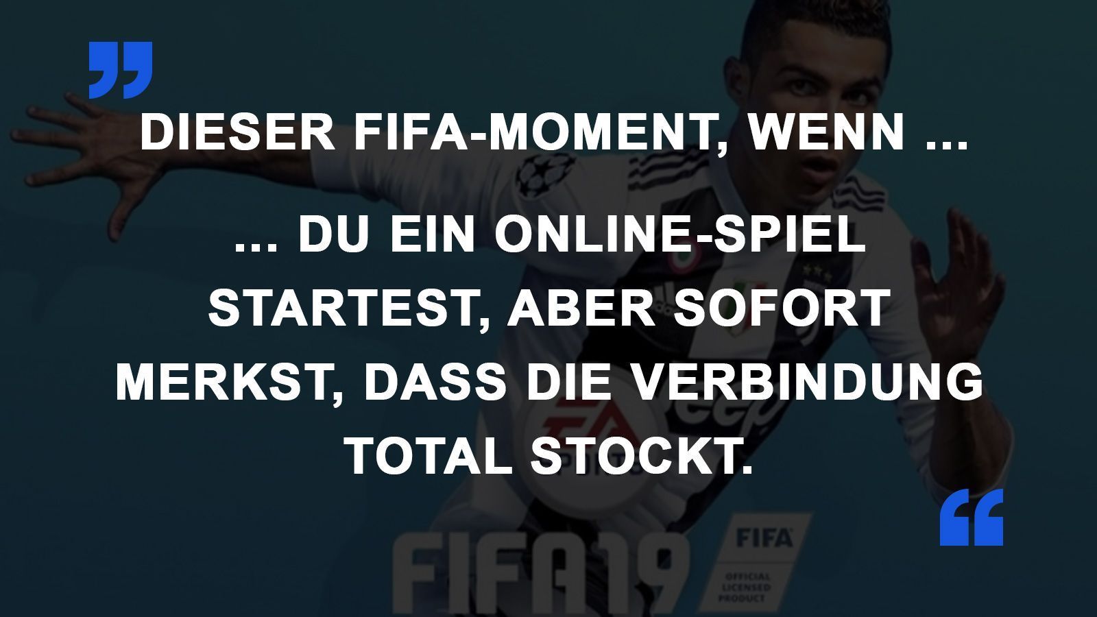 
                <strong>FIFA Momente Verbindung stockt</strong><br>
                
              