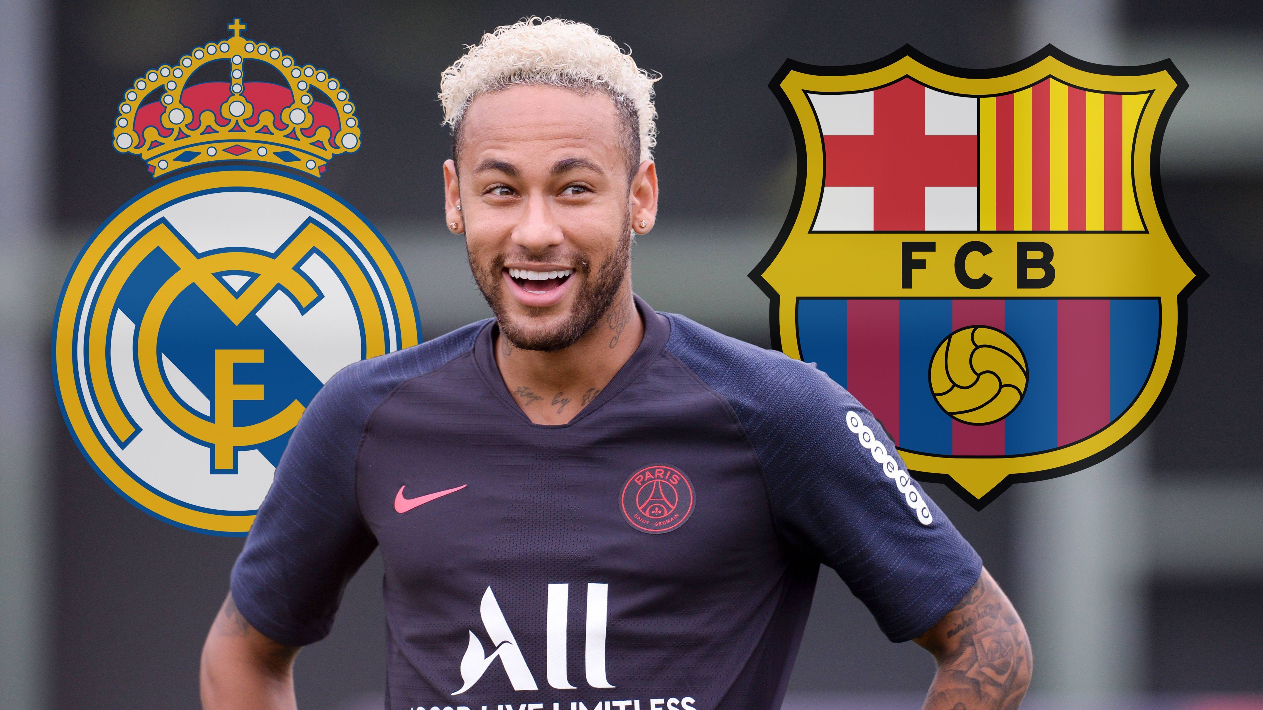 
                <strong>Real oder Barca?</strong><br>
                Dass Neymar Paris St. German nach zwei Jahren wieder verlässt, scheint beschlossene Sache. Offen ist nur noch, ob der 27-Jährige zum FC Barcelona zurückkehrt oder bei Real Madrid unterschreibt. Fest steht: Neymar ist der besagte Dominostein, der fallen muss, damit Bewegung auf den Transfermarkt kommt. Denn viele große Wechsel hängen nur von diesem einen Deal ab. ran.de spielt beide Szenarien durch.
              