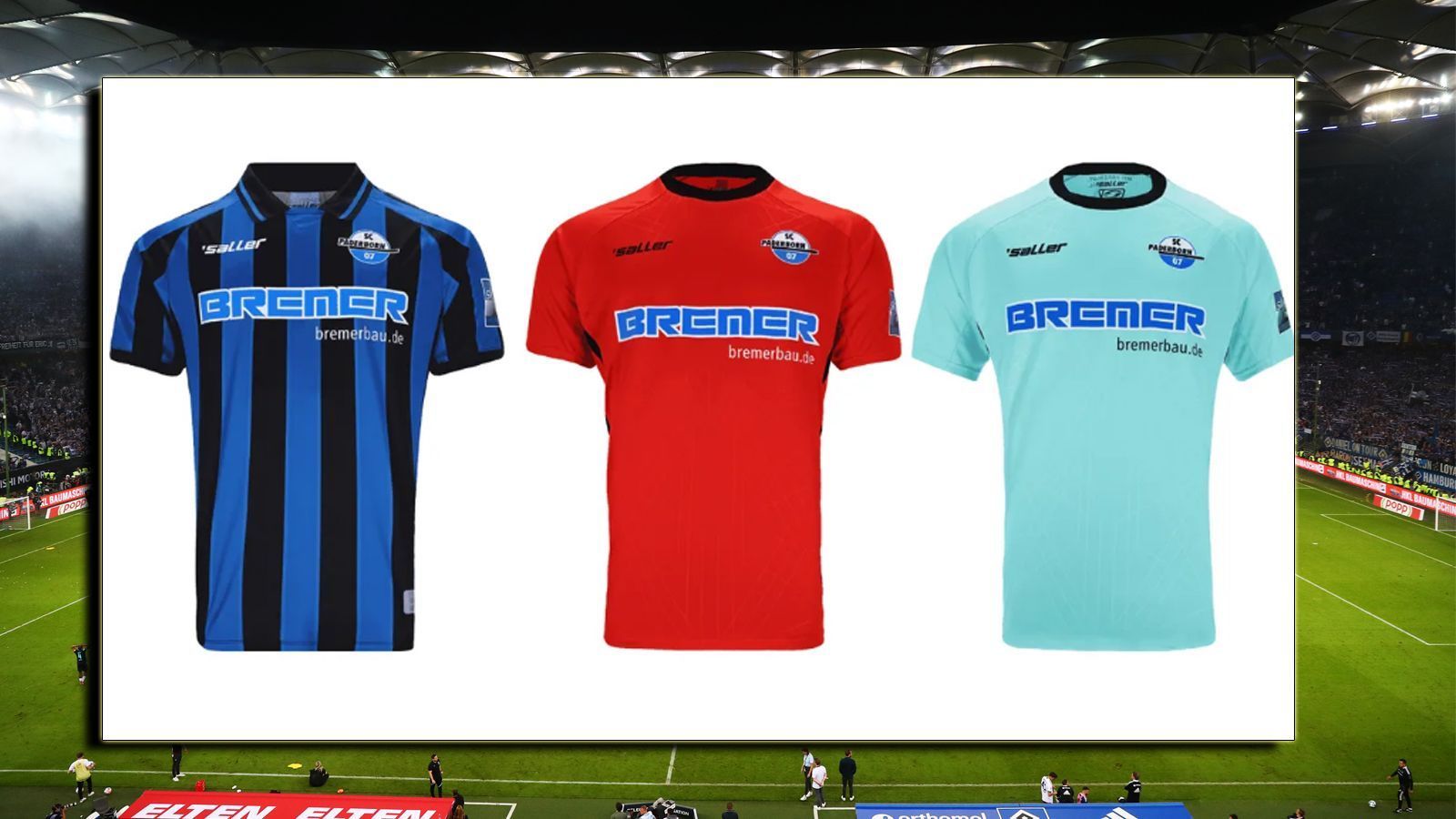 
                <strong>Platz 8: SC Paderborn</strong><br>
                Das Heimtrikot ist so wie ein Heimtrikot des SC Paderborn sein sollte. Auswärts präsentiert man sich im knalligen rot. Gefühlt sieht das Team so seit Jahren aus. Es macht nichts kaputt, aber es entwickelt sich auch nicht weiter.
              