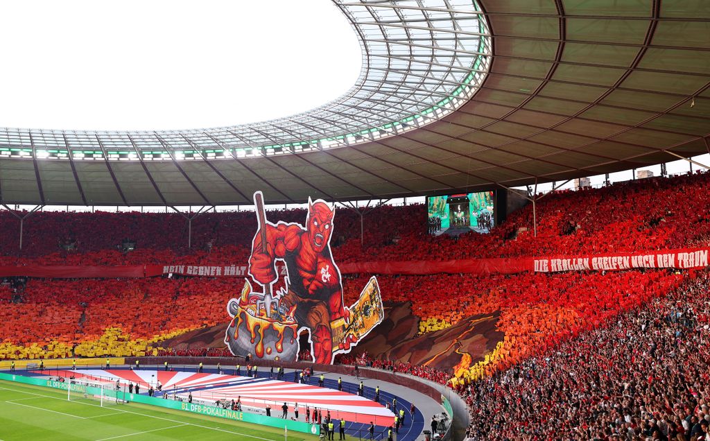 DFB-Pokal: Mega-Choreo des 1. FC Kaiserslautern mit hohem Preis und