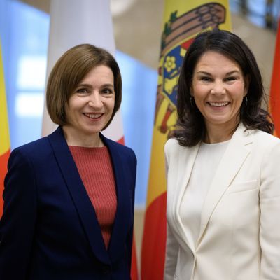 Maia Sandu, Präsidentin der Republik Moldau, und Annalena Baerbock Außenministerin Deutschland