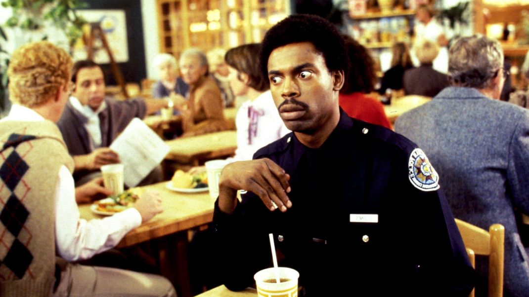 Michael Winslow, Szenenfoto aus "Police Academy 2 - Jetzt geht's erst richtig los" ©Warner Brothers/courtesy Everett Collection