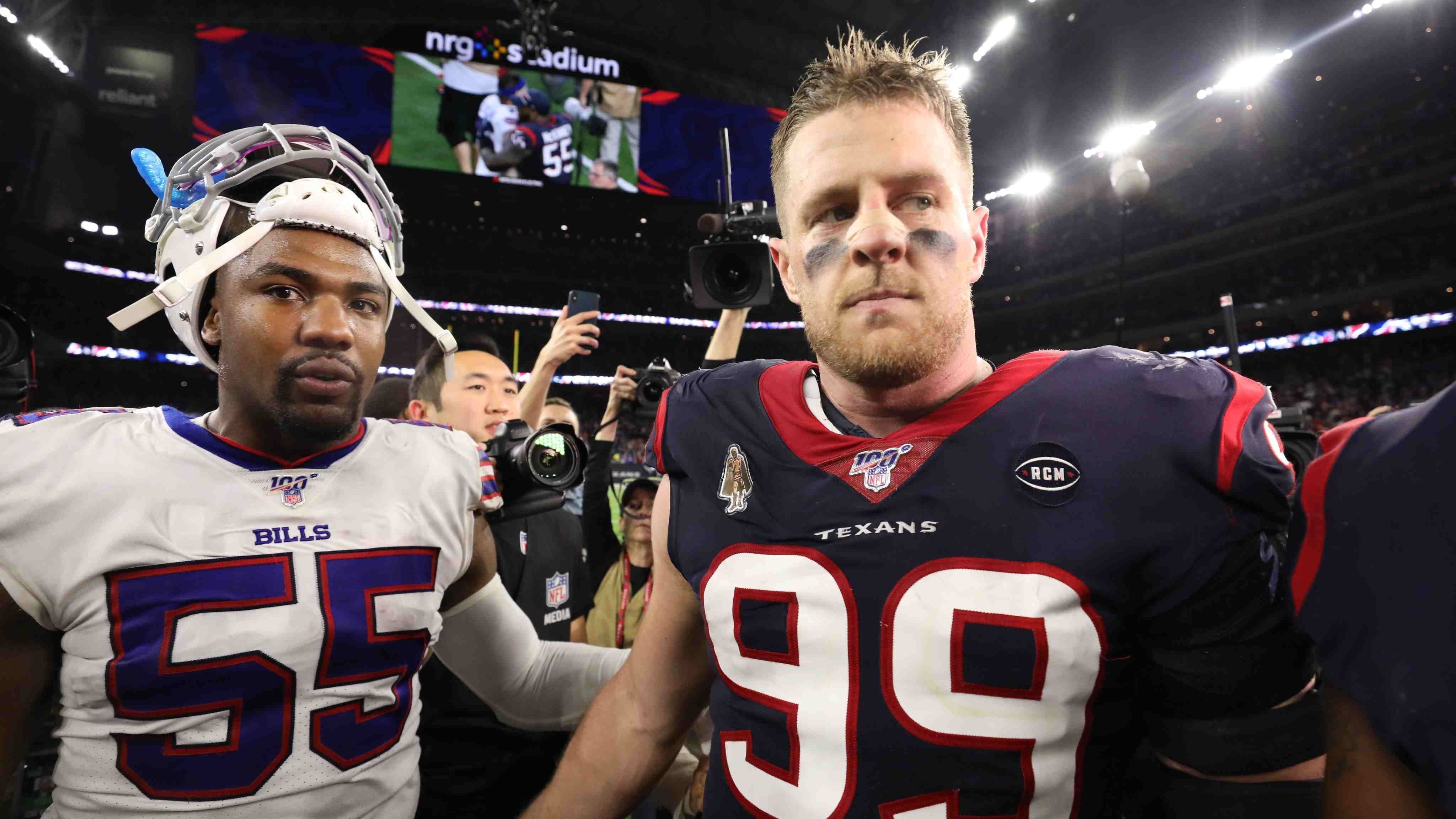 
                <strong>Buffalo Bills</strong><br>
                Wie die "ESPN"-Reporterin Kimberley A. Martin auf Twitter vermeldet, gibt es wohl "beidseitiges" Interesse der Buffalo Bills und J.J. Watt. Dabei spricht sie aber, wie bereits viele andere Quellen, von "mehreren Teams" die sich nach dem Defensive End umgehört haben. Buffalo würde für Watt durchaus Sinn machen, Josh Allen und die Offense haben in der 2020er Saison genau so abgeliefert wie die Passverteidigung. Einzig der Passrush der Bills fiel etwas ab - wogegen Watt Abhilfe schaffen könnte.
              