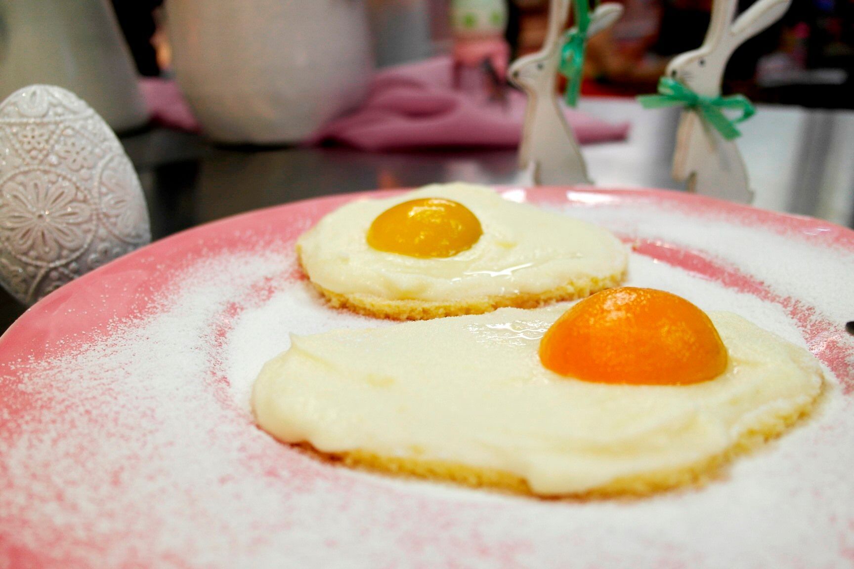 Spiegelei als Kuchen