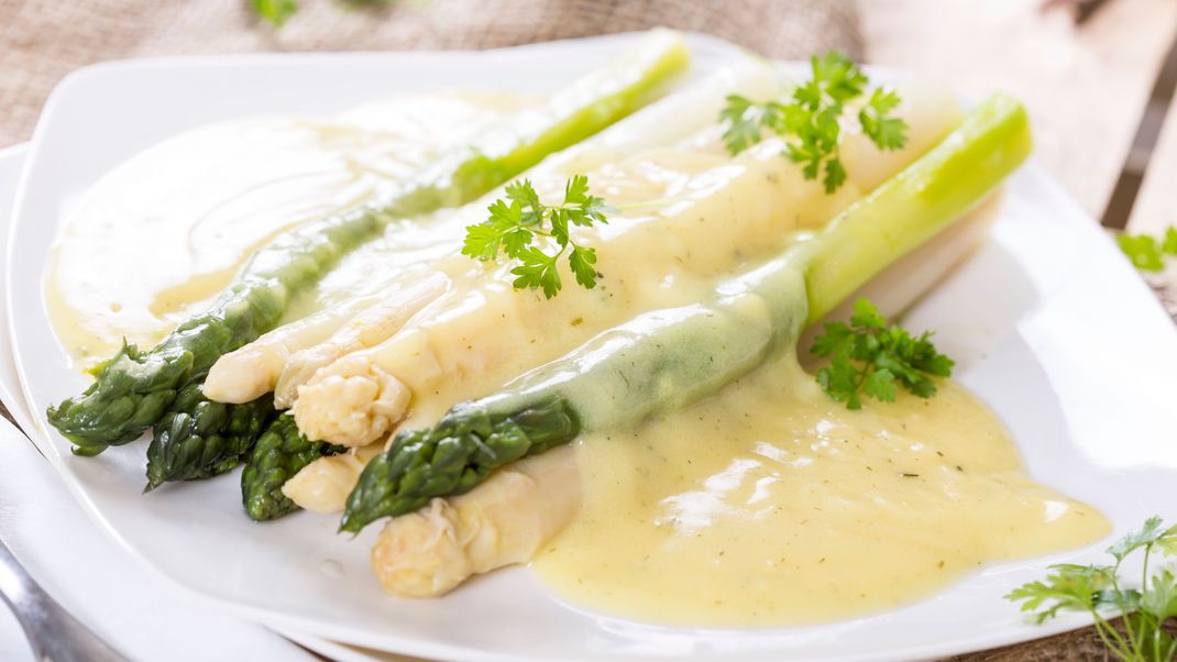 Spargel ohne Sauce Hollandaise - geht gar nicht. 