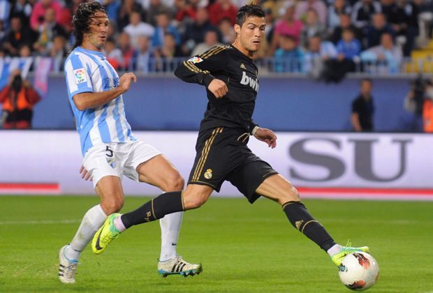 
                <strong>Tor-Maschine Cristiano Ronaldo</strong><br>
                Am erfolgreichsten war Ronaldo 2011/2012: In seiner dritten Saison bei Real erzielte er 46 der insgesamt 121 Liga-Tore der Königlichen.
              