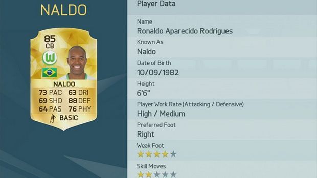 
                <strong>Naldo</strong><br>
                Spielerwert: 85 (+4) - Naldo. Vorheriger Gesamtwert: 81.
              