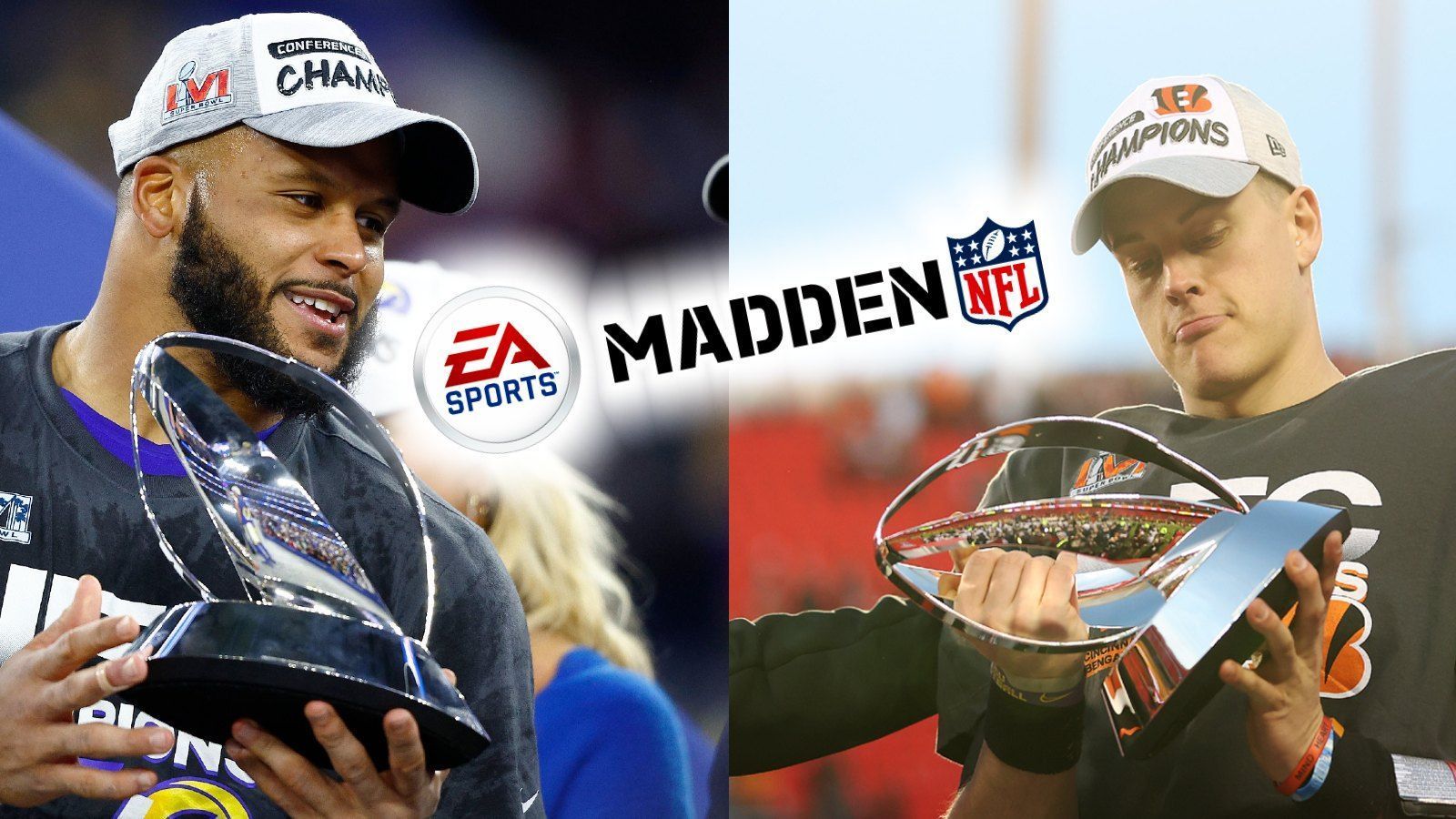 
                <strong>Donald, Burrow und Co.: Die besten Super-Bowl-Teilnehmer bei Madden 22 </strong><br>
                Die NFL-Welt wartet gespannt auf das Duell zwischen den Cincinnati Bengals und den Los Angeles Rams im Kampf um den Super Bowl LVI. Bevor sich die beiden Teams in der Nacht vom 13. auf den 14. Februar (23:05 Uhr live auf ProSieben und im Livestream auf ran.de) im SoFi Stadium in Los Angeles auf dem Platz gegenüberstehen, haben die Fans jetzt schon die Möglichkeit, den Knaller im Videospiel "Madden NFL 22" nachzuspielen. Geht es nach den Werten im Spiel, dürften die L.A. Rams die Nase im Kampf um die Lombardi Trophy vorne haben. ran zeigt die Spieler beider Super-Bowl-Teams mit den besten Gesamt-Ratings. 
              