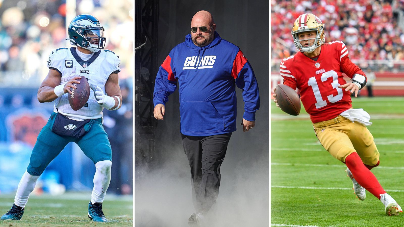 
                <strong>Kompaktwissen: Die 14 NFL-Teams in den Playoffs im Überblick</strong><br>
                Du interessierst dich neu für American Football und weißt noch nicht so richtig, wer die Quarterbacks und Head Coaches der NFL-Teams sind? Kein Problem! ran fasst pünktlich zum Start der Playoffs (Wer gegen wen spielt, erfahrt ihr hier im Playoff Picture) alles Wichtige kurz und kompakt zusammen und verschafft dir einen Überblick über die 14 Teams, die ab Samstag (Seattle Seahawks at San Francisco 49ers ab 22:10 Uhr live auf ProSieben und ran.de) in den Playoffs stehen. (Stand: 14. Januar 2023)
              