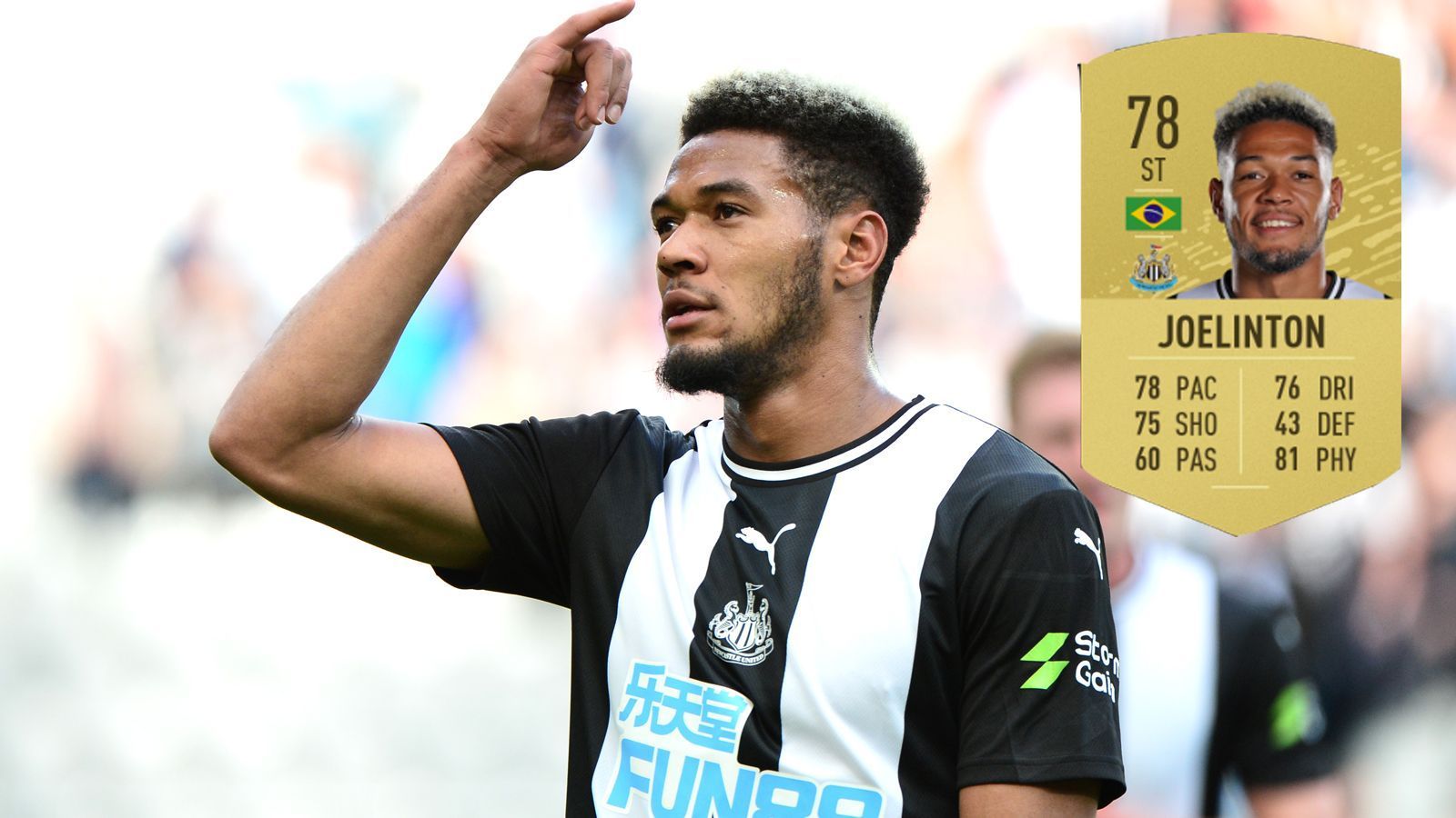 
                <strong>11. Joelinton (Newcastle United)</strong><br>
                78 GES | Steigerung um +9
              