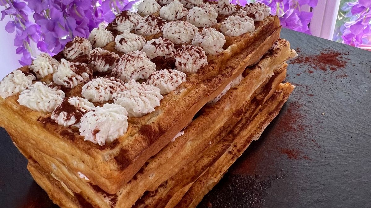 Waffel-Tiramisu-Torte