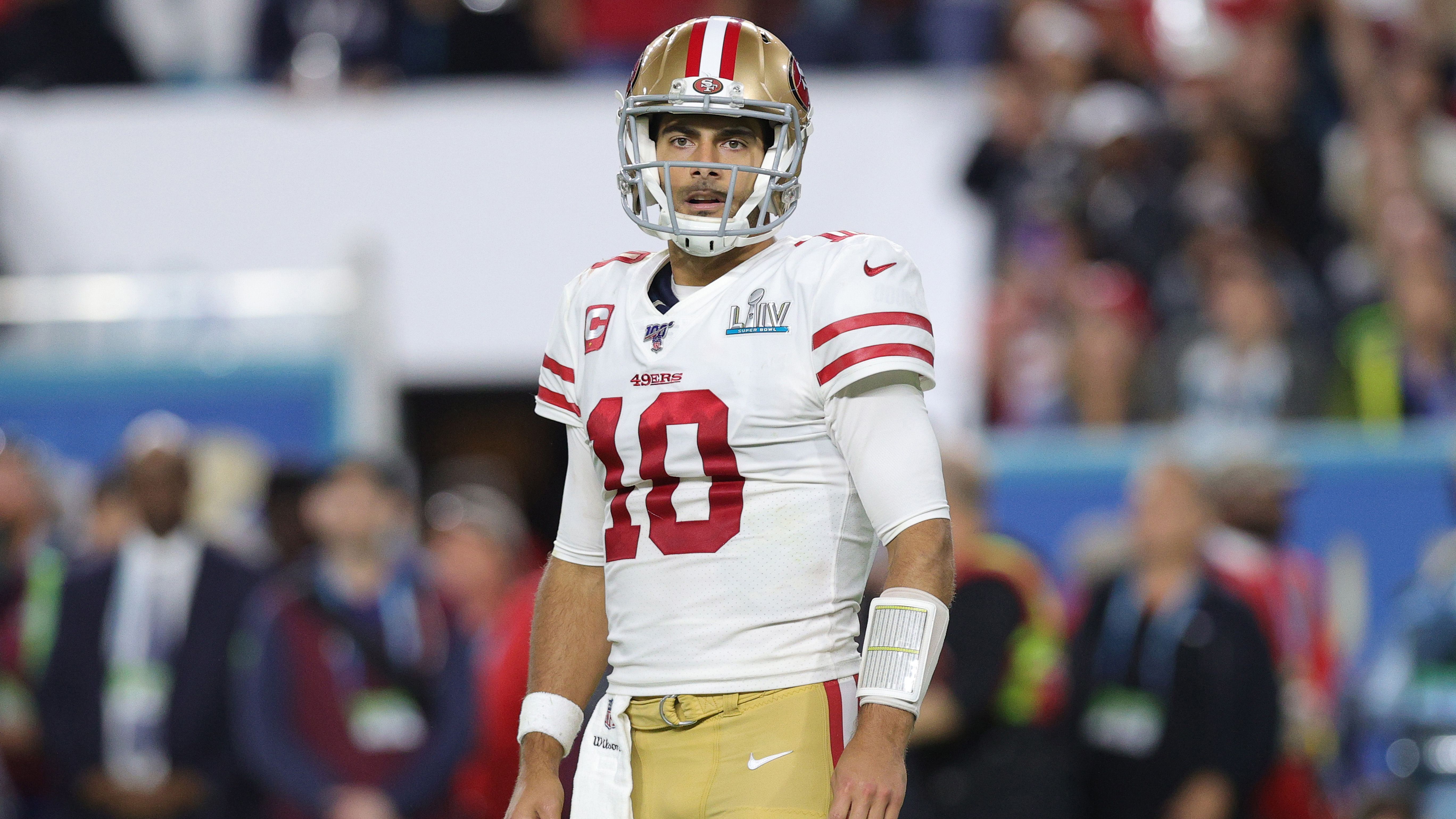 
                <strong>Platz 20: Jimmy Garoppolo (Quarterback, San Francisco 49ers)</strong><br>
                Total Cash: 24.512.500 Dollar -Vertrag bis nach der Saison 2022
              