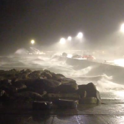 Sturm "Darragh" über Britischen Inseln