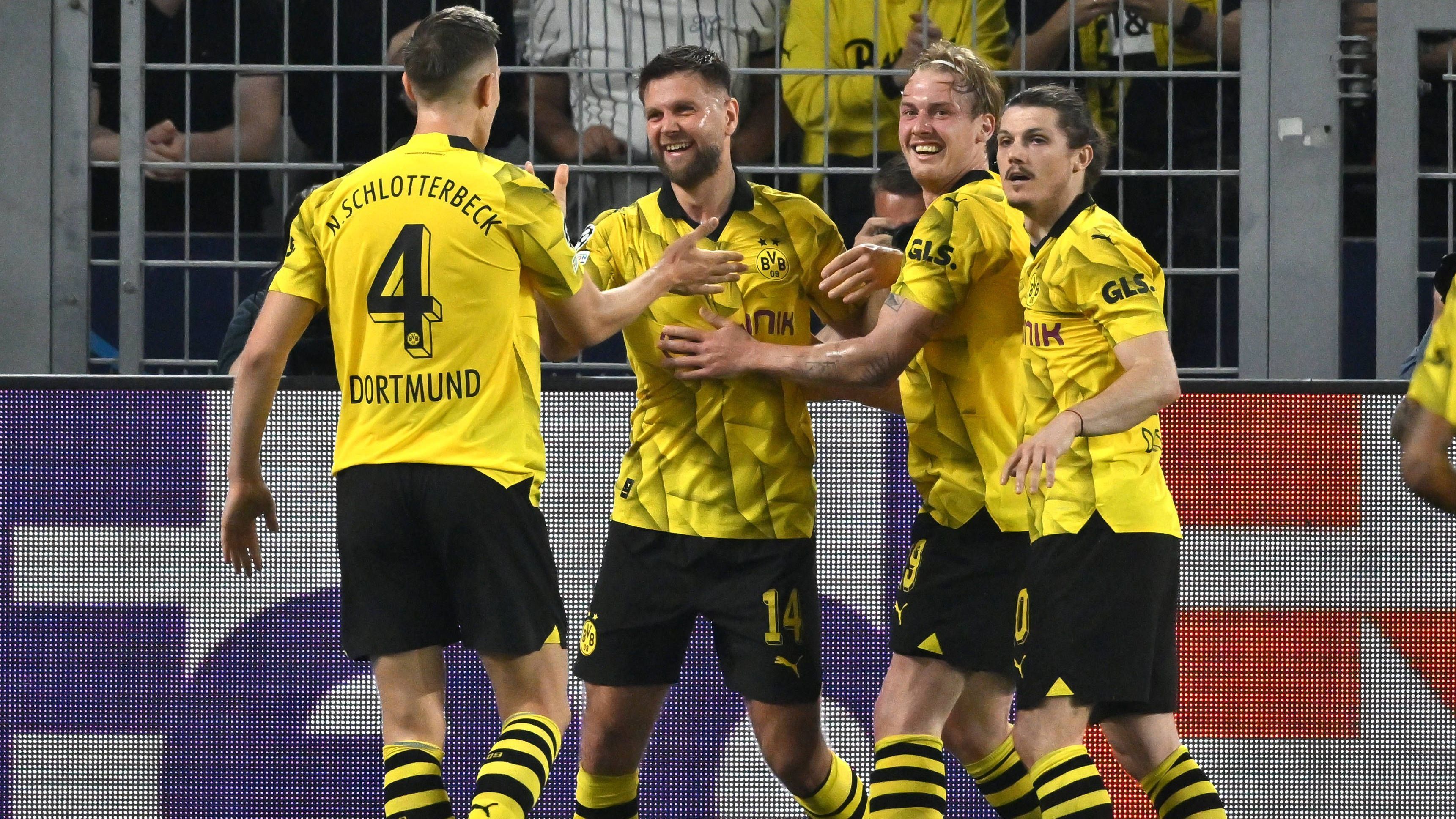 <strong>BVB schlägt PSG: Die Noten beider Teams</strong><br>Borussia Dortmund träumt nach einem 1:0 gegen Paris Saint-Germain vom Finale der Champions League. <strong><em>ran</em></strong> hat beides Teams benotet.