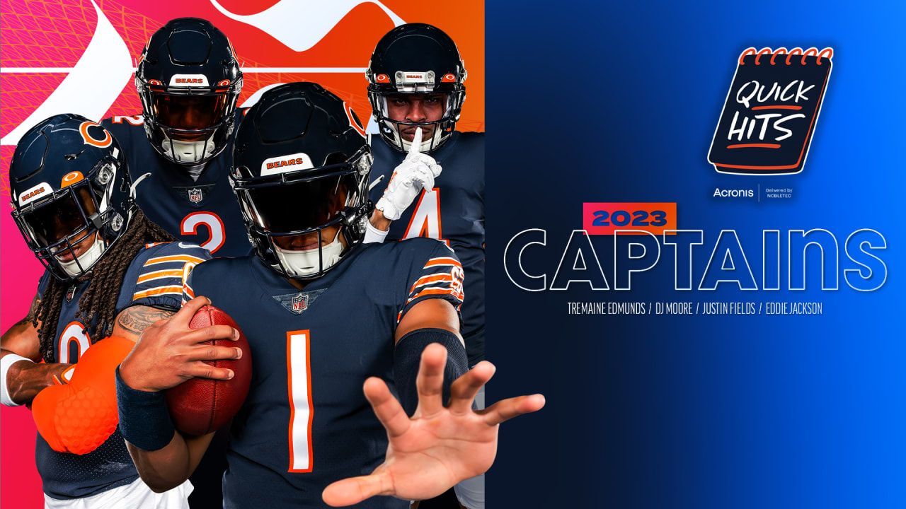 <strong>Chicago Bears</strong><br>QB Justin Fields, WR DJ Moore, LB Tremaine Edmunds, FS Eddie Jackson