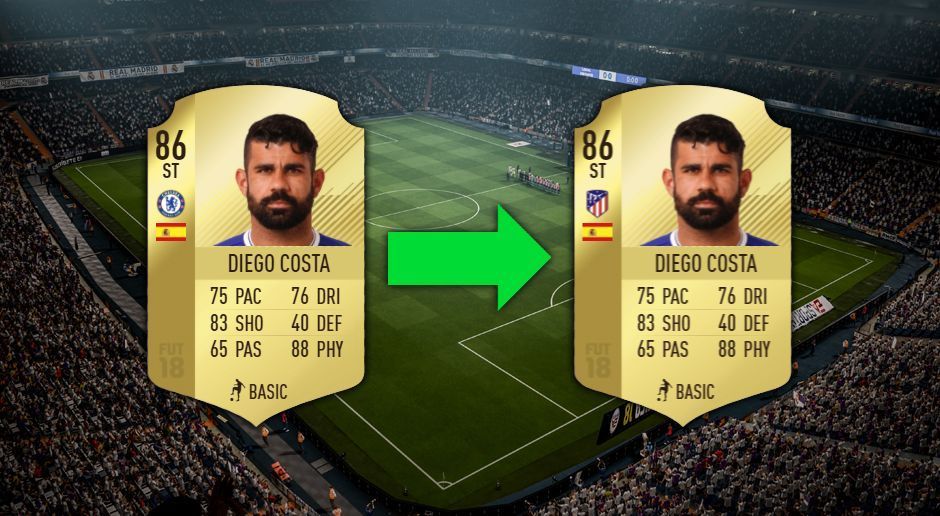 
                <strong>Diego Costa – Atletico Madrid</strong><br>
                Wechsel vom FC Chelsea zu Atletico Madrid
              