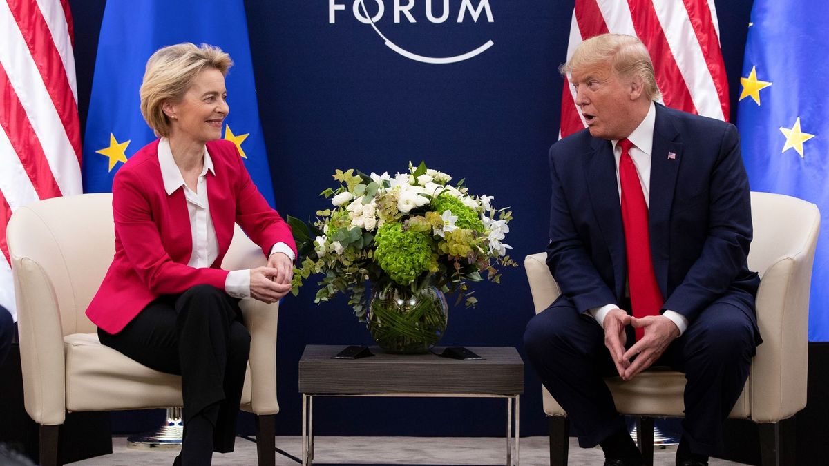 Von der Leyen und Trump