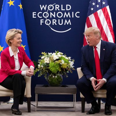Von der Leyen und Trump
