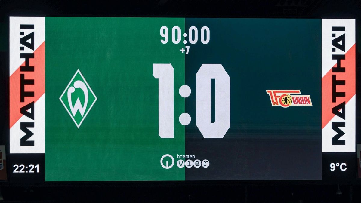 Anzeige in Bremen: Nachspielzeit künftig sekundengenau