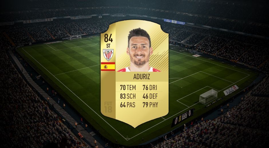 
                <strong>Platz 1: Aduriz (Athletic Bilbao)</strong><br>
                Sprungwert: 94Kopfballpräzision: 94
              