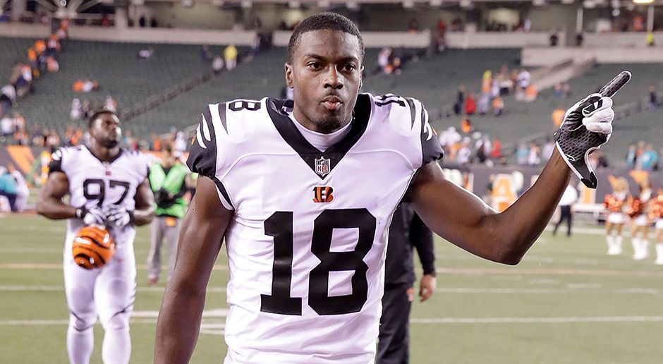 
                <strong>Platz 2: AJ Green (Cincinnati Bengals)</strong><br>
                Durchschnittlicher Jahresverdienst 2017: 15.000.000 US-Dollar.
              