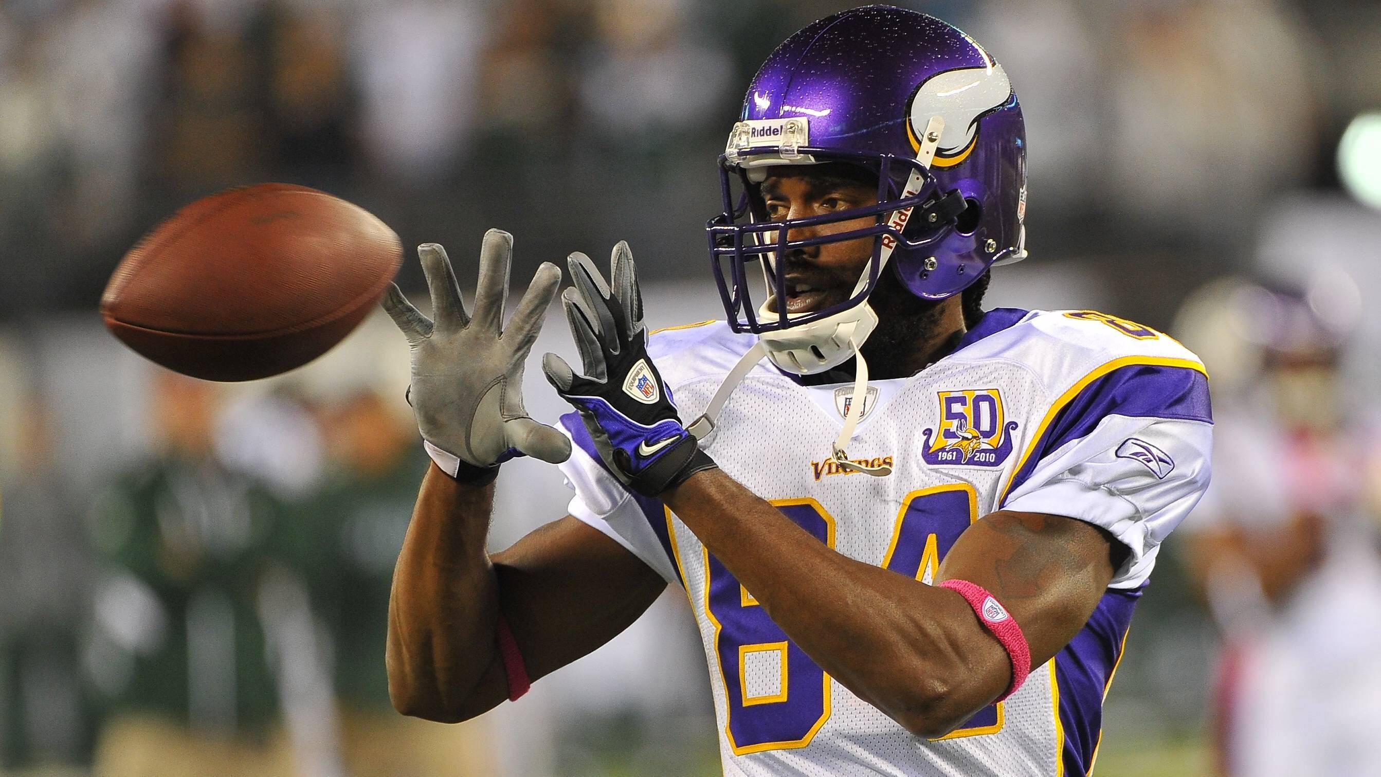 <strong>22. Platz: Randy Moss - 84,81 Millionen Dollar</strong><br>- Saisons aktiv: 1998 - 2012<br>- Teams: Minnesota Vikings, Oakland Raiders, New England Patriots, Tennessee Titans, San Francisco 49ers
