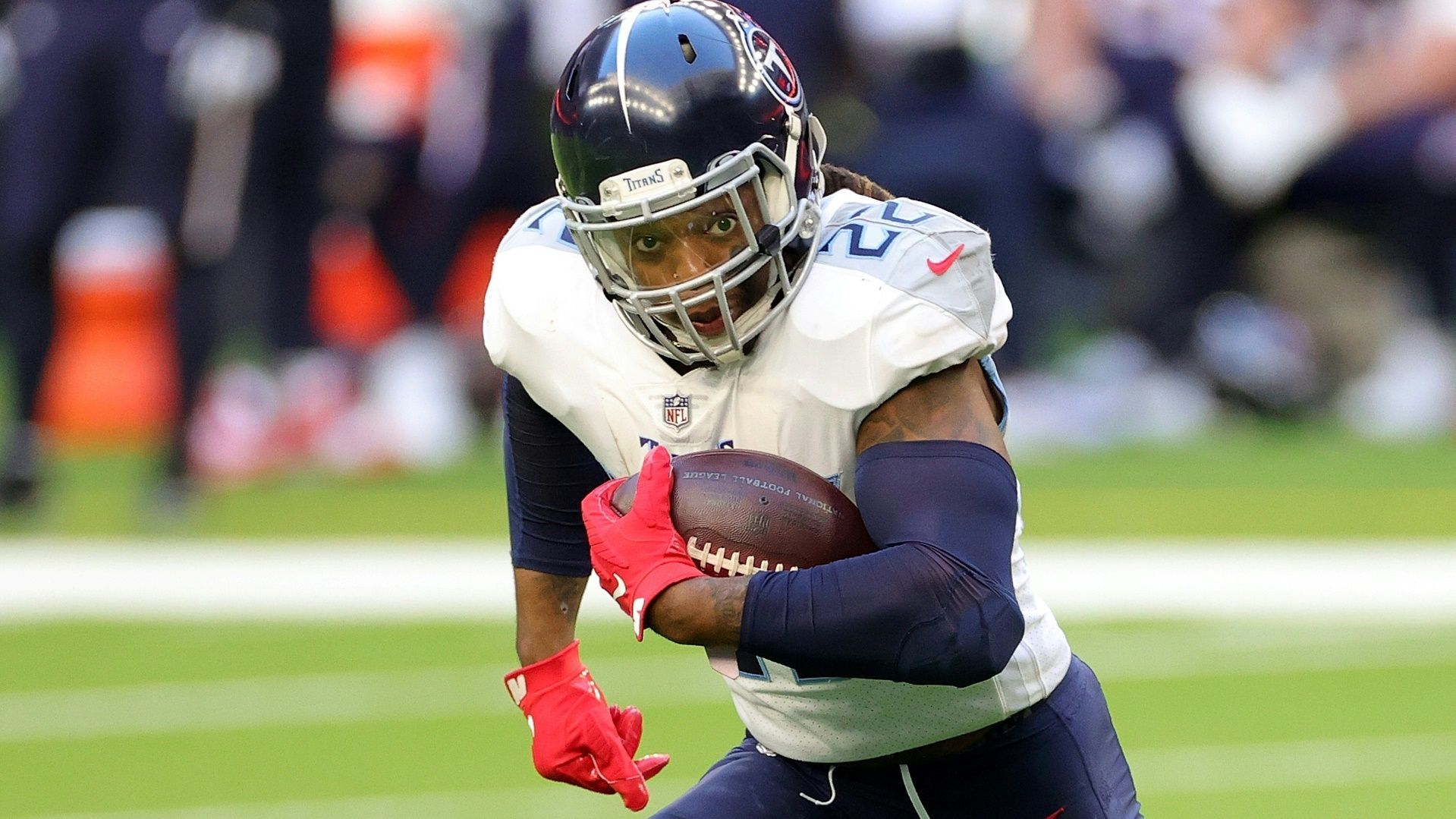 <strong>Platz 19 (geteilt): Tennessee Titans - 5</strong><br>Derrick Henry (2016) - 4 Pro Bowls<br>Kevin Byard (2016) - 2 Pro Bowls<br>Jeffery Simmons (2019) - 2 Pro Bowls<br>A.J. Brown (2019) - 1 Pro Bowl<br>Harold Landry (2018) - 1 Pro Bowl