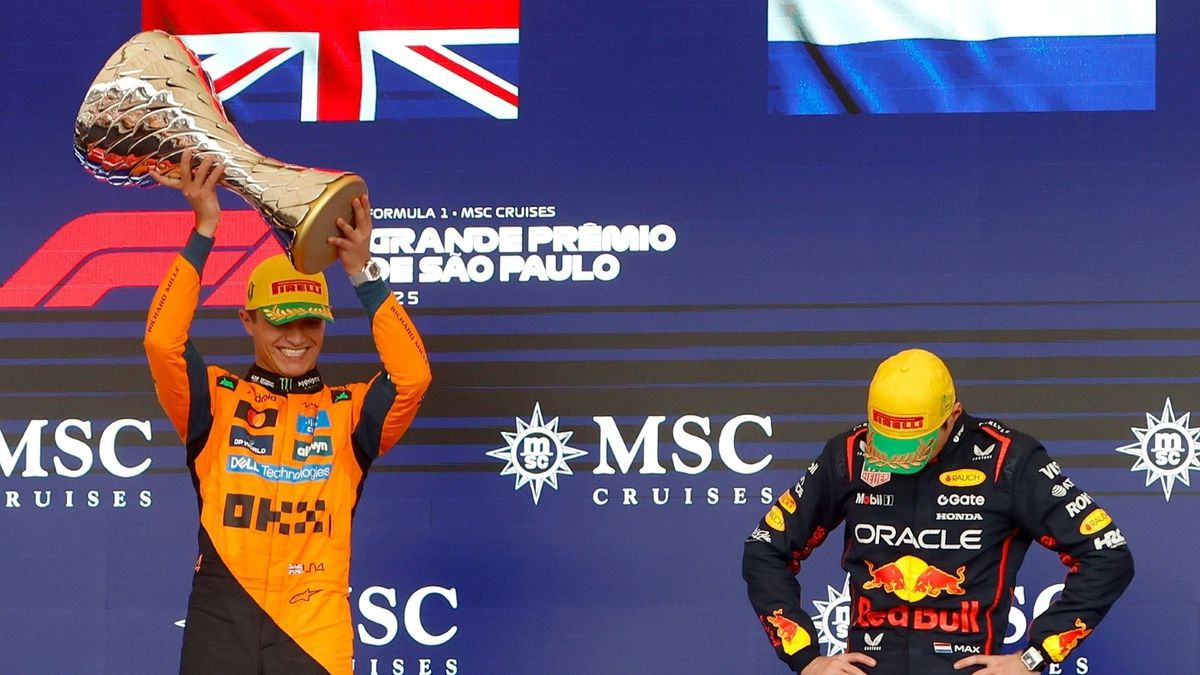 Gegensätze: Lando Norris (l.) und Max Verstappen