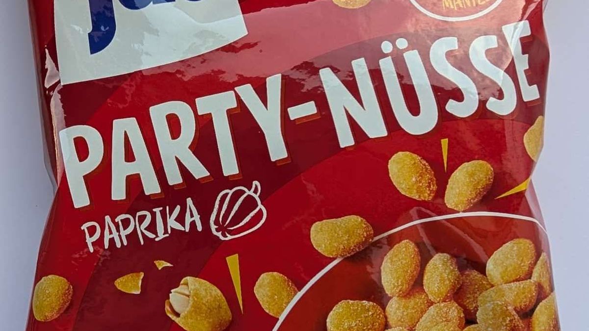 ja! Partynüsse Paprika, 200g sind von einem Rückruf betroffen.