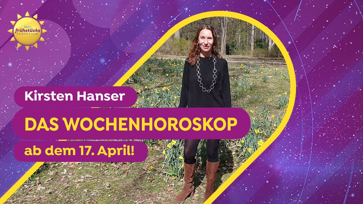 Wochenhoroskop ab dem 17.04.2023