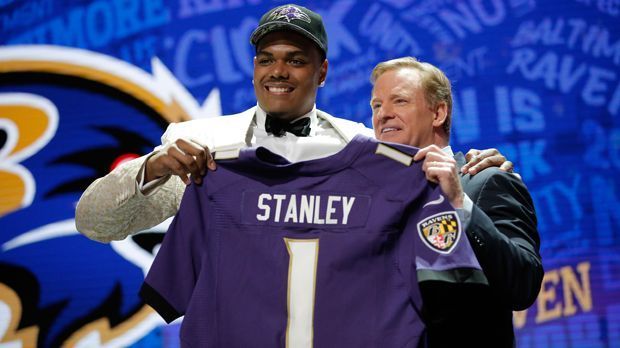
                <strong>Ronnie Stanley (Baltimore Ravens)</strong><br>
                Pick Nr. 6: Ronnie Stanley (Offensive Tackle) zu den Baltimore Ravens.
              