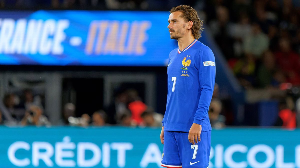 Antoine Griezmann of France during France vs Italy, Football UEFA Nations Leage match in Paris, France, September 06 2024 PUBLICATIONxNOTxINxITA Copyright: xEmmanuelexMastrodonato IPAxSportx xx IPA...