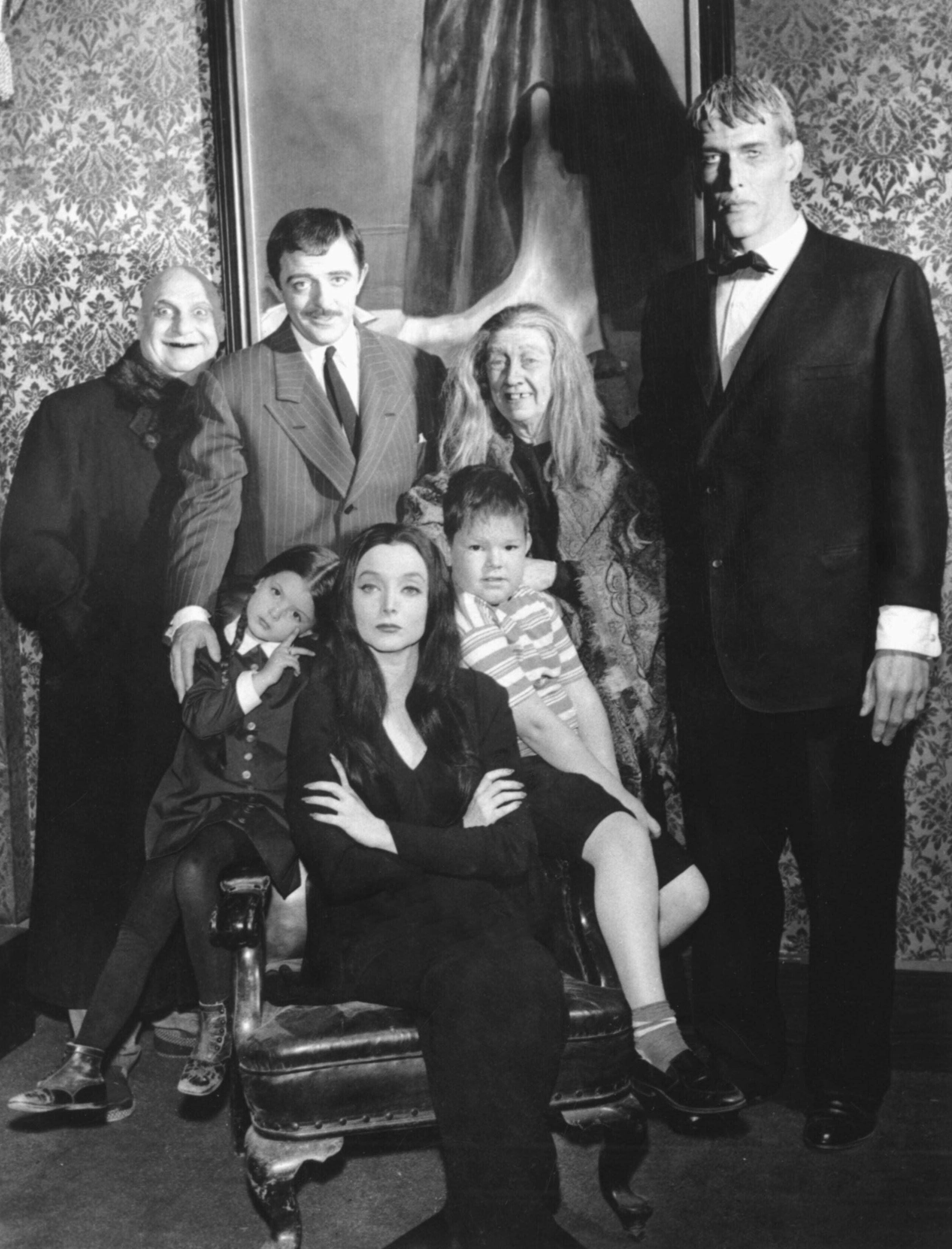 Lisa Loring in der Rolle der "Wednesday" in der Serie "Die Addams Familie".