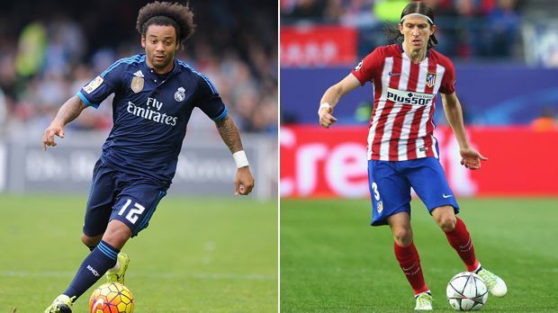 
                <strong>Abwehr: Marcelo vs. Filipe Luis - Real 3:4 Atletico</strong><br>
                Abwehr: Marcelo vs. Filipe Luis. Beide Linksverteidiger spielen eine starke Saison und sind unangefochtene Stammspieler. In der brasilianischen Nationalmannschaft erhält Marcelo den Vorzug. Bei der Copa America 2016 darf jedoch Luis statt Marcelo für die "Selecao" spielen. Ein enges Duell bei dem die Tagesform entscheidet - Punkt für beide. Real vs. Atletico 3:4 
              