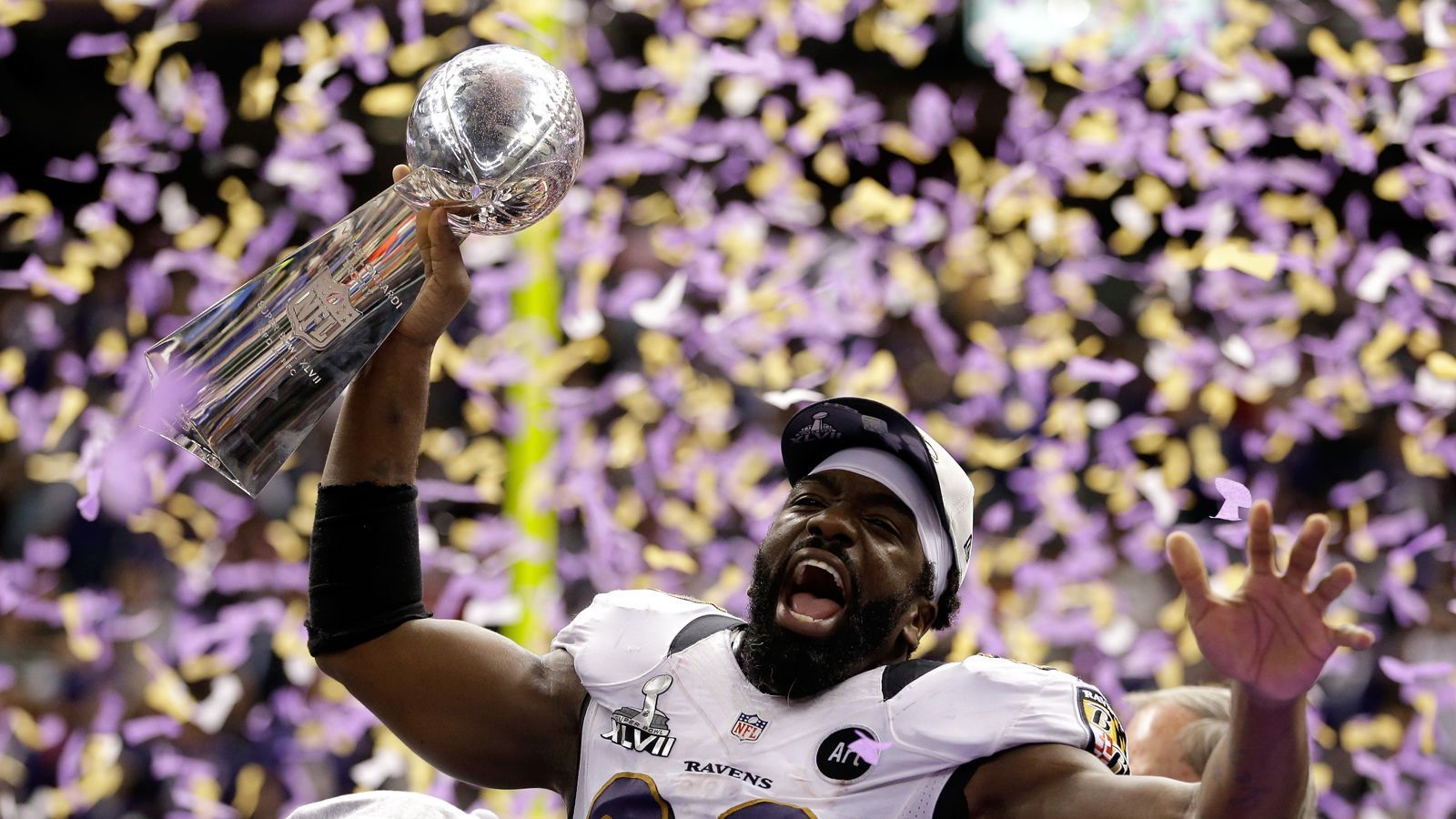 <strong>Kaepernick besiegt</strong><br>
                Die Baltimore Ravens sind aktueller NFL-Champion, besiegen die San Francisco 49ers - mit Quarterback Colin Kaepernick im Super Bowl 47, trotz Stromausfalls.