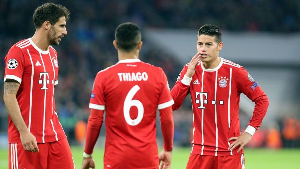 Javi Martinez, Thiago, James