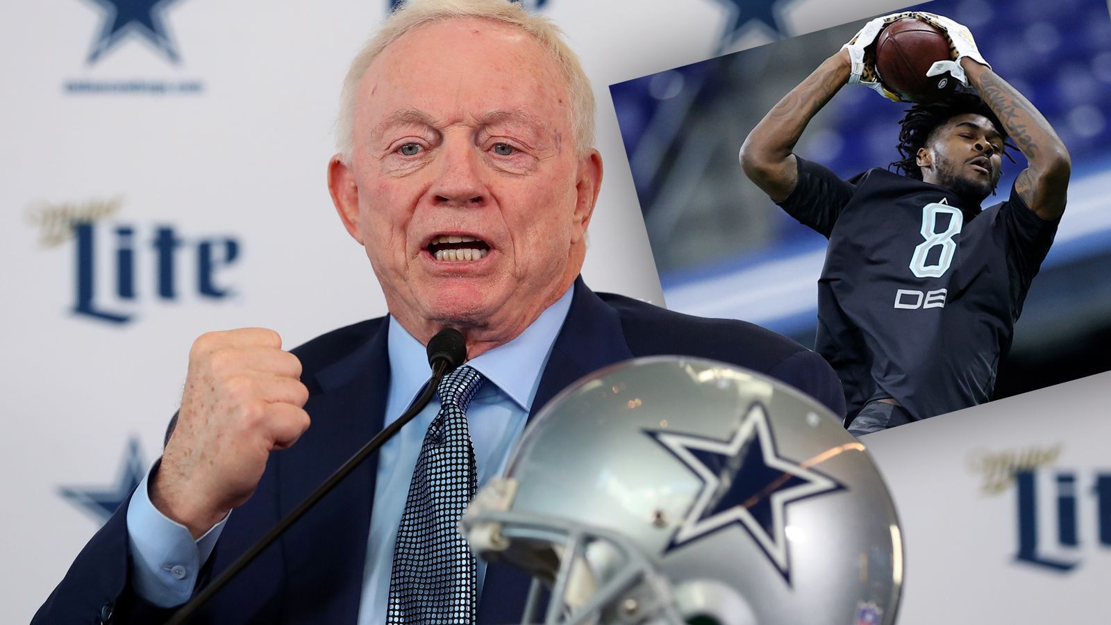 
                <strong>Gewinner: Dallas Cowboys </strong><br>
                In Runde 1 haben die Cowboys verständlicherweise einen eigentlichen Need wegen der Chance auf CeeDee Lamb sausen lassen. In Runde zwei dann das Geschenk: Cornerback Trevon Diggs (kleines Foto) war noch zu haben! Gut gelaufen für Dallas. Dazu kam mit Neville Gallimore in der dritten Runde ein junger Defensive Tackle, der den Routiniers Gerald McCoy und Dontari Poe feuer unter dem Hintern macht. Es läuft für "America's Team".
              