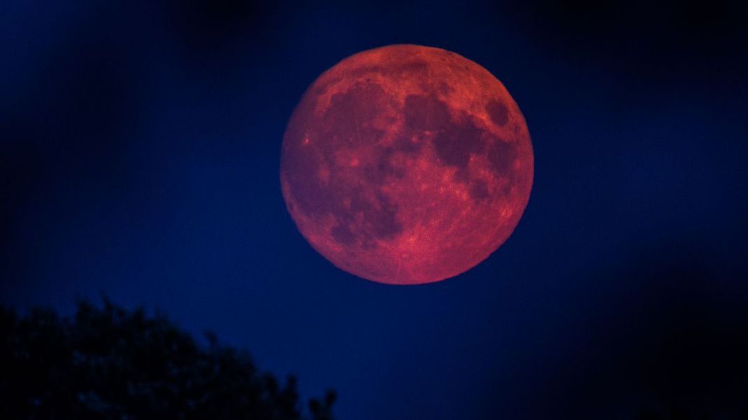 Der Blutmond über Deutschland: Am 7. September verfärbt sich der Erdtrabant kupferrot.