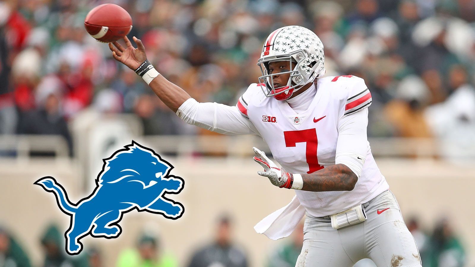 
                <strong>Pick 8: Dwayne Haskins - Detroit Lions</strong><br>
                Position: QuarterbackCollege: Ohio State
              