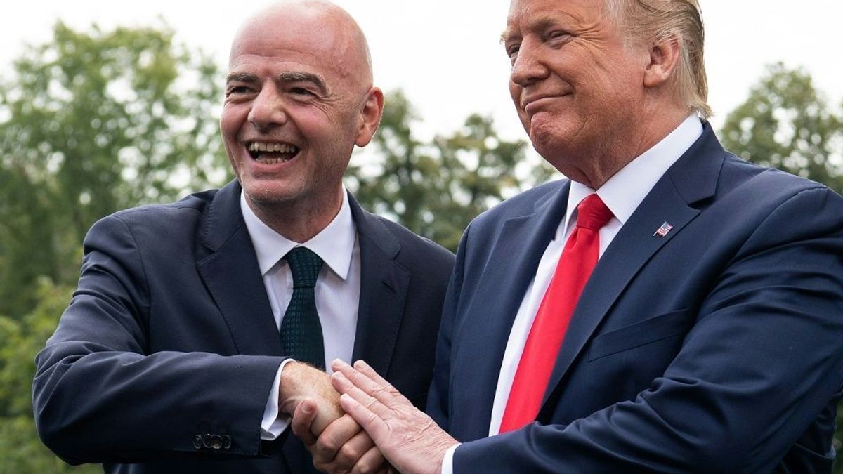 Gianni Infantino besuchte US-Präsident Donald Trump