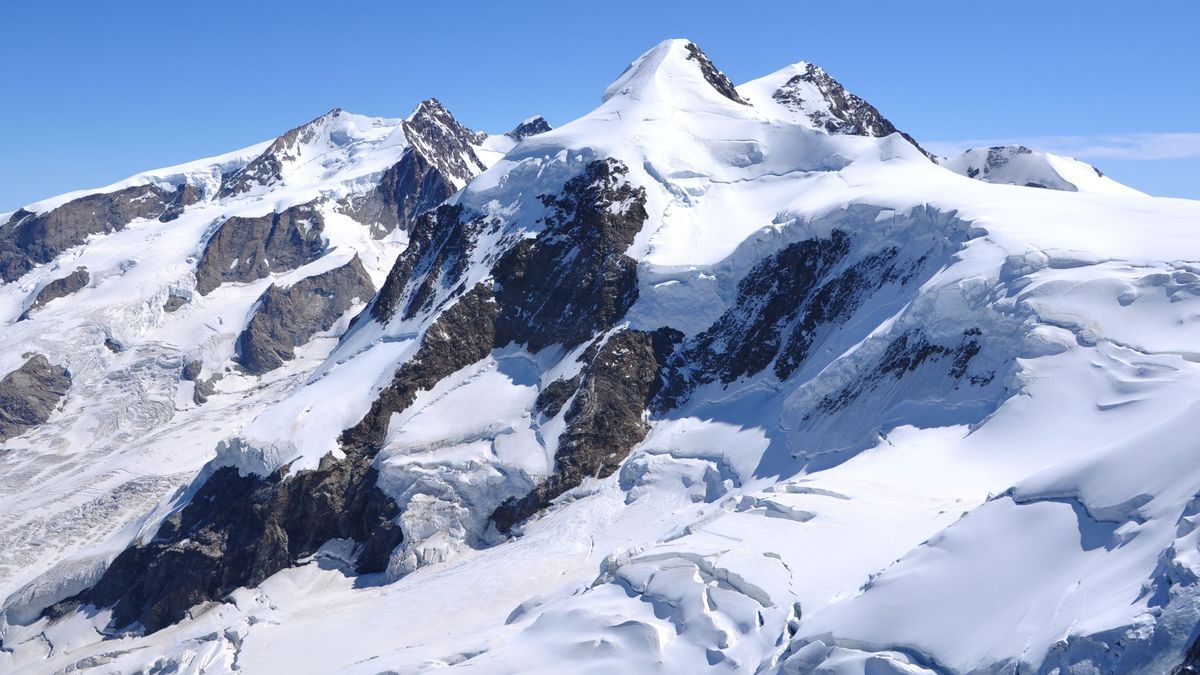 Monte Rosa nahe Zermatt und Matterhorn