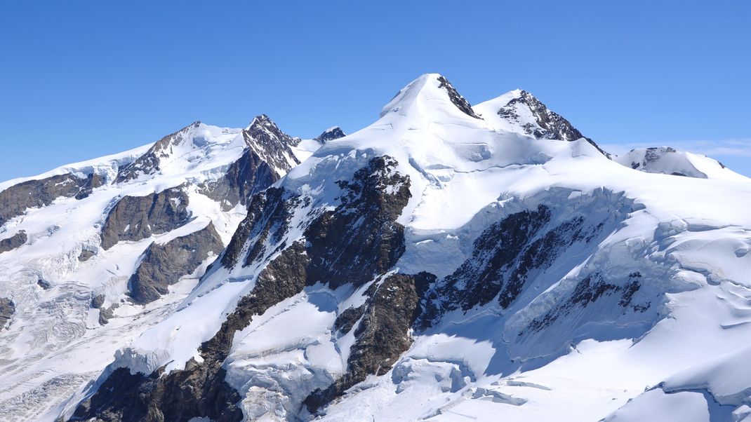 Beeindruckend: Der Monte Rosa ist mit 4.634 Metern der zweithöchste Berg der Alpen.