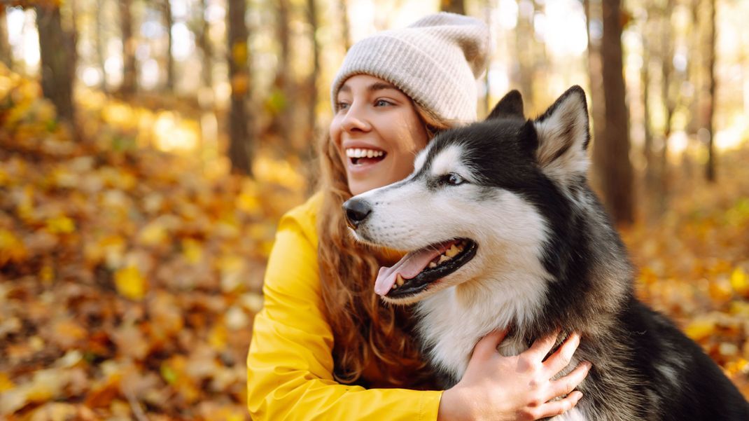 Glücklicher Besitzer = glücklicher Hund: Je größer die Bindung desto ähnlicher fühlen Mensch und Hund.