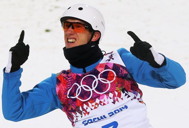 
                <strong>Ski-Freestyle, Springen Männer: Gold  Anton Kuschnir - Weißrussland </strong><br>
                Anton Kuschnir - Weißrussland 134,50 Punkte
              